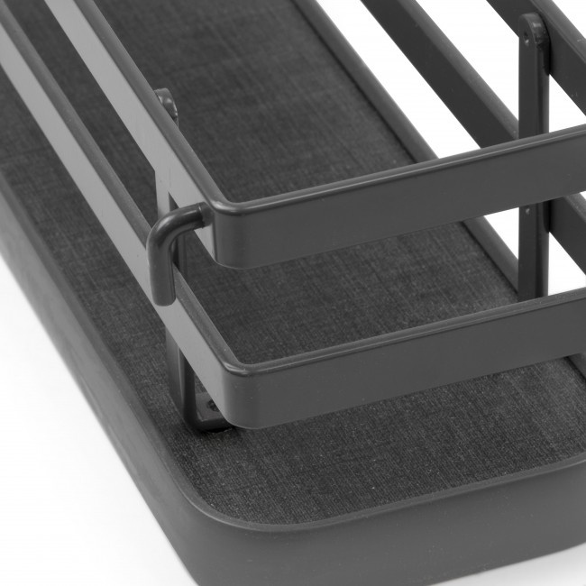 Porte-épices sur crémaillère - 3 paniers en acier gris anthracite 3.jpg EMUCA