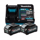 Kit perforateur burineur 40V SDS Plus XGT- HR004GZ01 + pack 2 batteries 40V 4Ah et chargeur MAKITA