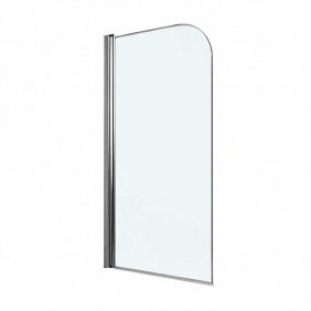 Pare-baignoire pivotant et réversible - profilé blanc ou argent - Arty LEDA