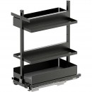 Kit rangement de placard coulissant Sub Larder Spice Essentio anthracite Vauth Sagel