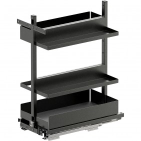 Kit rangement de placard coulissant Sub Larder Spice Essentio anthracite Vauth Sagel