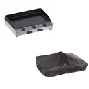 Plancha gaz 3 brûleurs 75cm Inox - Fusion 75 + housse offerte ENO