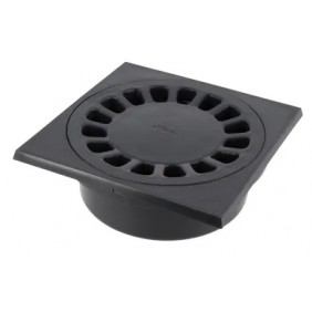 Siphon de sol PVC 150x150 mm avec emboîture extérieure verticale SC504 NICOLL