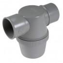 Siphon de parcours PVC horizontal à coller - diamètre 40 mm - YH1C NICOLL