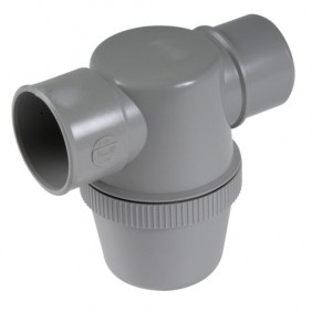 Siphon de parcours PVC horizontal à coller - diamètre 40 mm - YH1C NICOLL