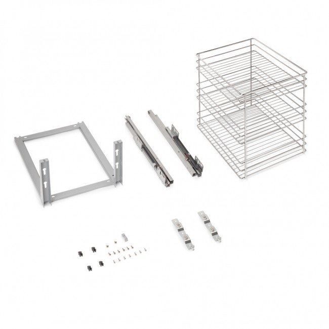 Chariot coulissant Supra avec fixation inférieure à fermeture amortie EMUCA