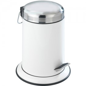 Poubelle à pédale inox pour salle de bain - Retoro - 3 litres WENKO