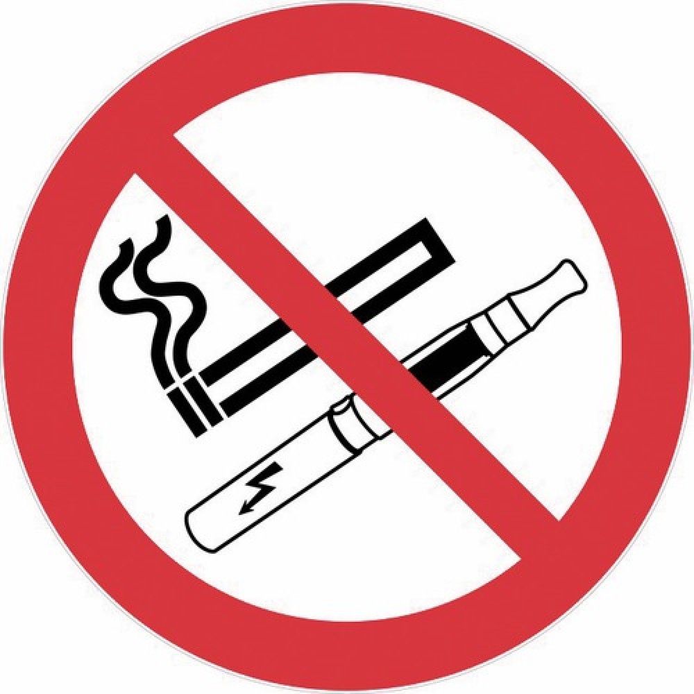 Disque de réglementation anti-tabac - défense de fumer et de vapoter NOVAP