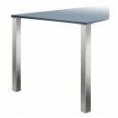 Pied snack en aluminium - carré 60 mm - Quadra 647 CAMAR