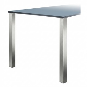 Pied snack en aluminium - carré 60 mm - Quadra 647 CAMAR