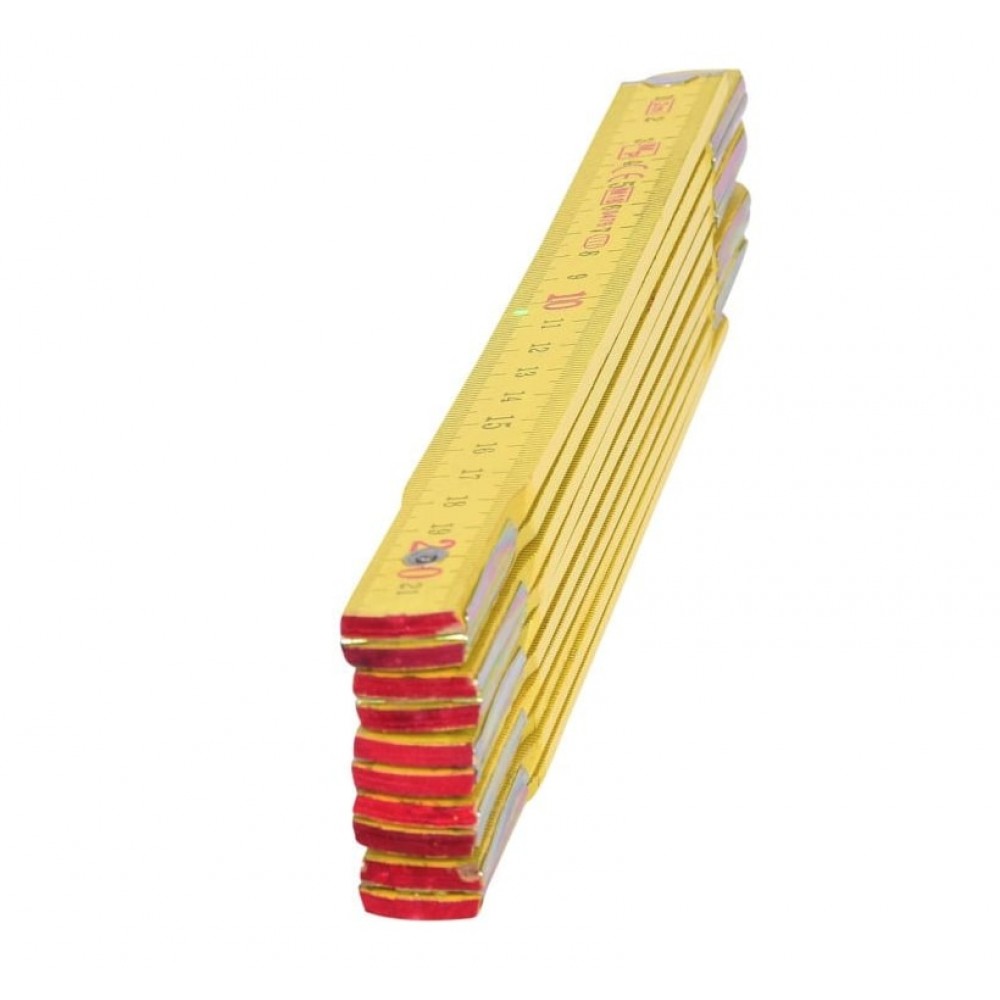 Mètre pliable en aluminium 2 m