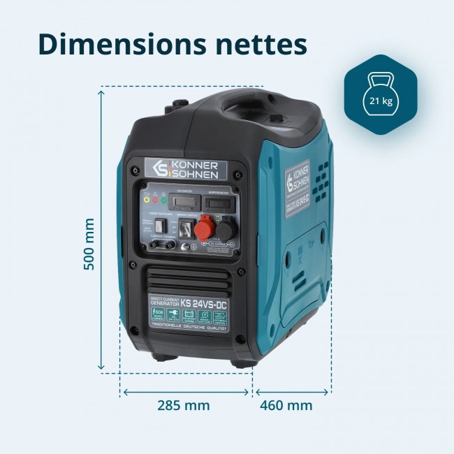 Groupe électrogène de courant continu - 1,6 kW - KS 24VS-DC - Bricozor 9.jpeg KONNER & SOHNEN