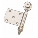 Roulette simple à demi-charnière pour porte coulissante ROB