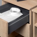 Tiroir en kit avec push synchro - côtés métal 178 mm - 40 kg - Vertex - Bricozor 2.jpg EMUCA