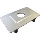 Contre-plaque satin chromé - ABUS ABUS