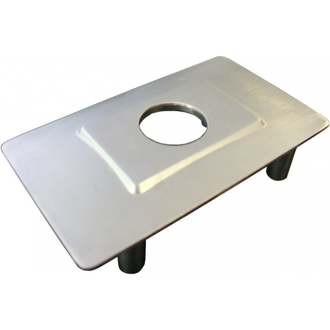 Contre-plaque satin chromé - ABUS ABUS