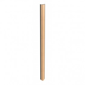 Profil d'angle pour verrière intérieure - 130 cm - teinte bois Kit Atelier