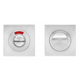 Rosaces 3 pièces carrées à condamnation avec voyant rouge et blanc KARCHER DESIGN