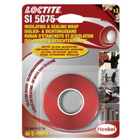 Ruban auto-amalgamant multiusages Loctite SI 5075 - 25mm x 4,27m LOCTITE