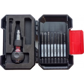 Coffret de 8 embouts d'extraction avec manche Ball Grip Impacta VESSEL