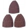 Pack de 15 abrasifs Delta - 150 x 150 x 100 mm