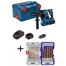 Pack Perforateur sans-fil SDS-Plus GBH 18V-28 + Coffrets de 25 mèches BOSCH