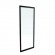 Retour pour paroi de douche Factory - verre transparent - profil noir mat