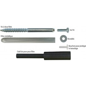 Fixations démontables FIX-STORE® scellement chimique - boîte de 20 ING FIXATIONS