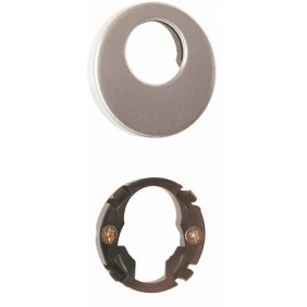Rosaces cylindre rond 22,5 mm - Bercy, Golf ou Orca - aluminium argent VACHETTE