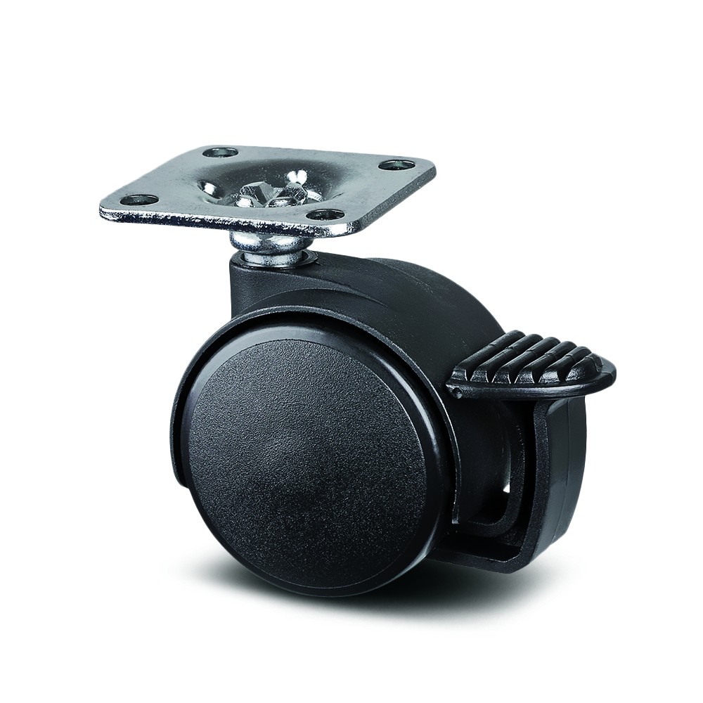 Roulette pivotante à frein table et bureau ø 40mm Lumina TENTE