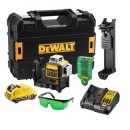 Niveau laser multilignes 3x360° 10,8V + batterie 2Ah, chargeur et coffret T-Stak - DCE089D1G-QW DEWALT
