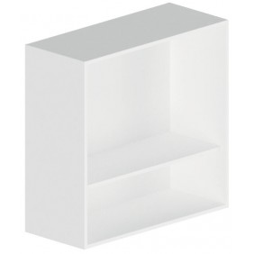 Caisson haut hauteur 770 mm profondeur 330 mm avec 1 tablette - blanc BRICOZOR