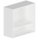 Caisson haut hauteur 770 mm profondeur 330 mm avec 1 tablette - blanc
