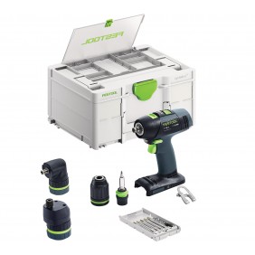 Perceuse visseuse 18V - T18+3 Basic-Set - Machine nue FESTOOL