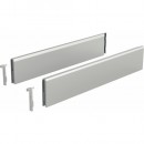 Parois latérales en acier TopSide ArciTech - argent- Kit Hauteur 92 mm HETTICH
