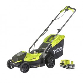 Tondeuse poussée à batterie 18V ONE+™ - coupe 33 cm + batterie et chargeur RYOBI