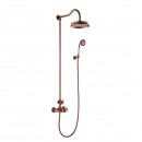 Colonne de douche thermostatique rétro Lady's - finition bronze PAINI