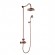 Colonne de douche thermostatique rétro Lady's - finition bronze