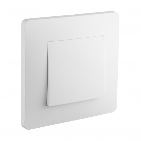 Boutons poussoirs complets - blanc mat - boîte de 10 - Caly DEBFLEX