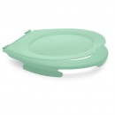 Lunette et abattant WC clipsable 100% hygiénique - Vert Amande PAPADO