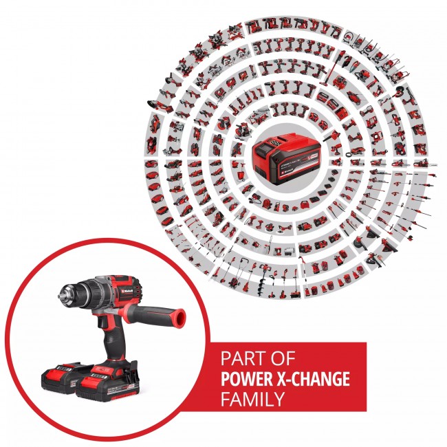 Perceuse à percussion sans fil Professional - TP-CD 18:70 Li-i BL (2x2,0Ah) - Power X-Change - Bricozor 2.jpeg EINHELL