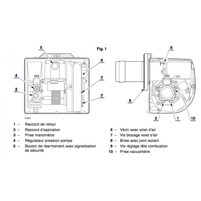 Brûleur fioul - Millenium 40 G3 RIELLO