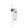 Serrure monopoint à larder réversible bec-de-cane - D12 - blanc