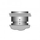 Entretoises pour verre fond plat - 50 mm - hauteur réglable - inox 2.jpg Design Production