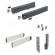 Kit tiroir verre DesignSide ArciTech - côtés H94 mm - pour dos H218 mm