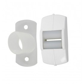 Guide de sangle design pour volet roulant - pose verticale - blanc TORBEL