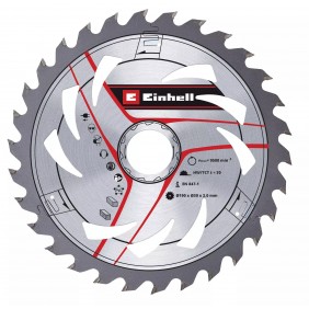 Lame de scie circulaire TCT - diamètre 190 x 30 x 2 mm - 30 dents EINHELL