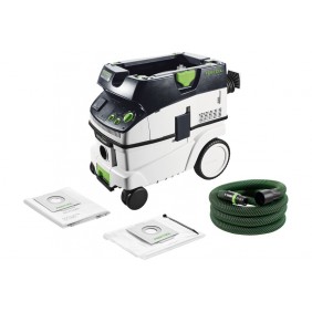 Aspirateur eau et poussières Cleantec CTL26EAC - décolmatage auto - cuve 26L FESTOOL