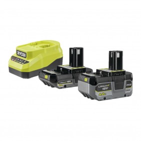 Pack 2 batteries 18V ONE+™ 2,0/4,0Ah et chargeur 2,0 A - RC18120A-242X RYOBI