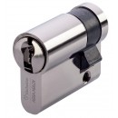 Demi-cylindre simple varié de sûreté en Laiton nickelé - série VIP+ VACHETTE